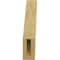Ekena Millwork 3-inch W x 12-inch D x 16-inch H Traditional Rough Cedar Woodgrain TimberThane Knee Brace, Primed BRCUR03X12X16TRARCPR - alternate 4